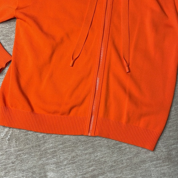 Orange Michael Kors Zip Up Jacket - Picture 3 of 4